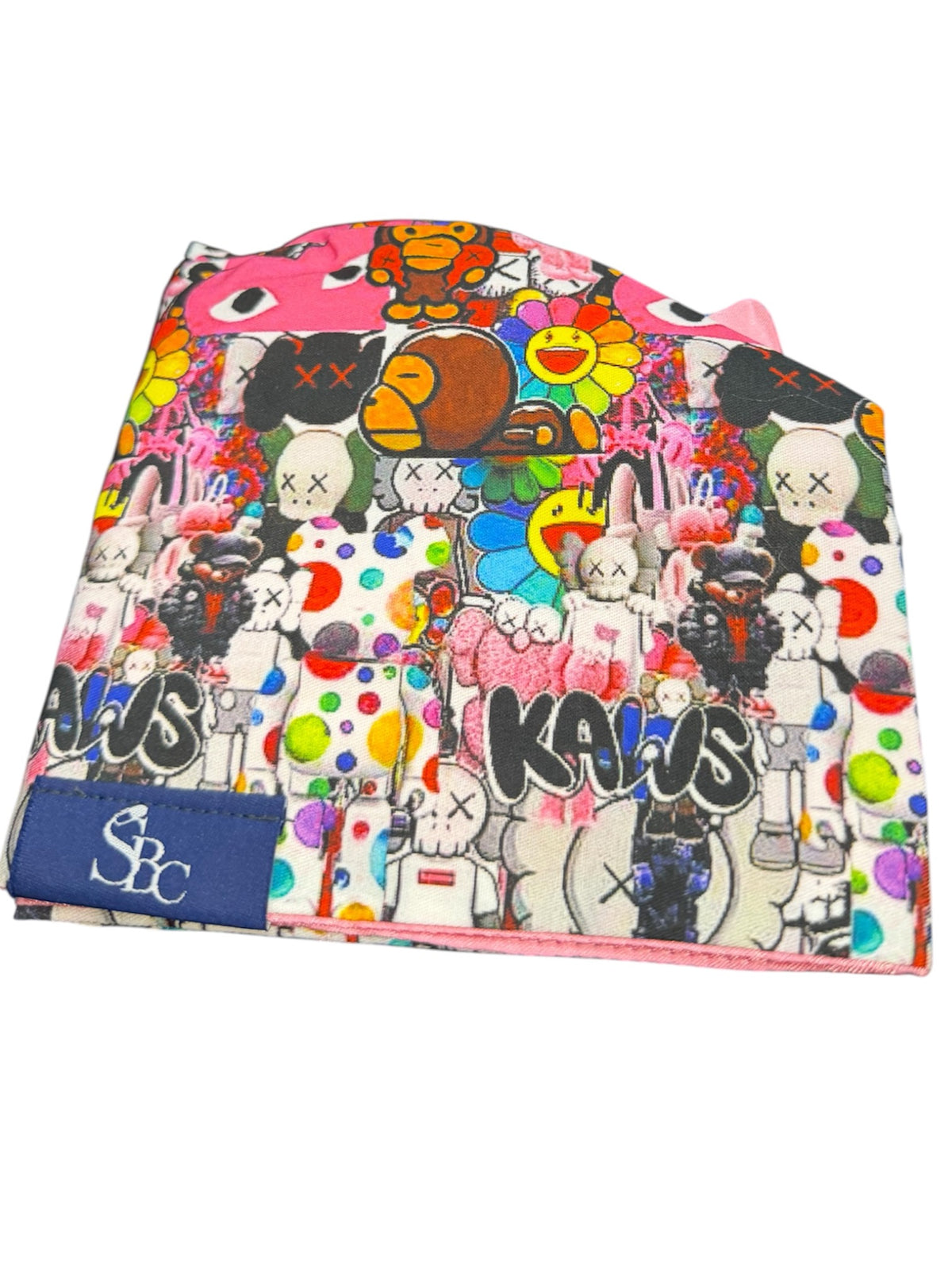 Kaws & Friends Scrub Cap & Badge Reel